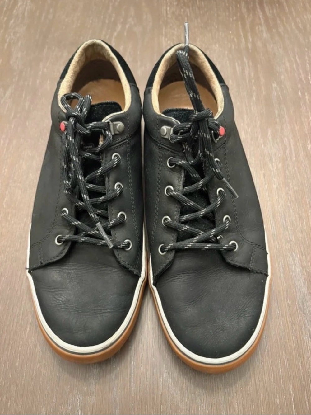 UGG Men's Black Brock Energy Sneakers with Gum Sole Waterproof Design Size 10